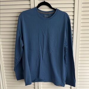 Men's Blue Long Sleeve Shirt